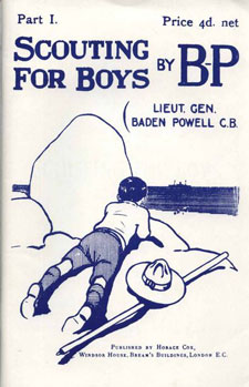 Original Scouting for Boys book cover.